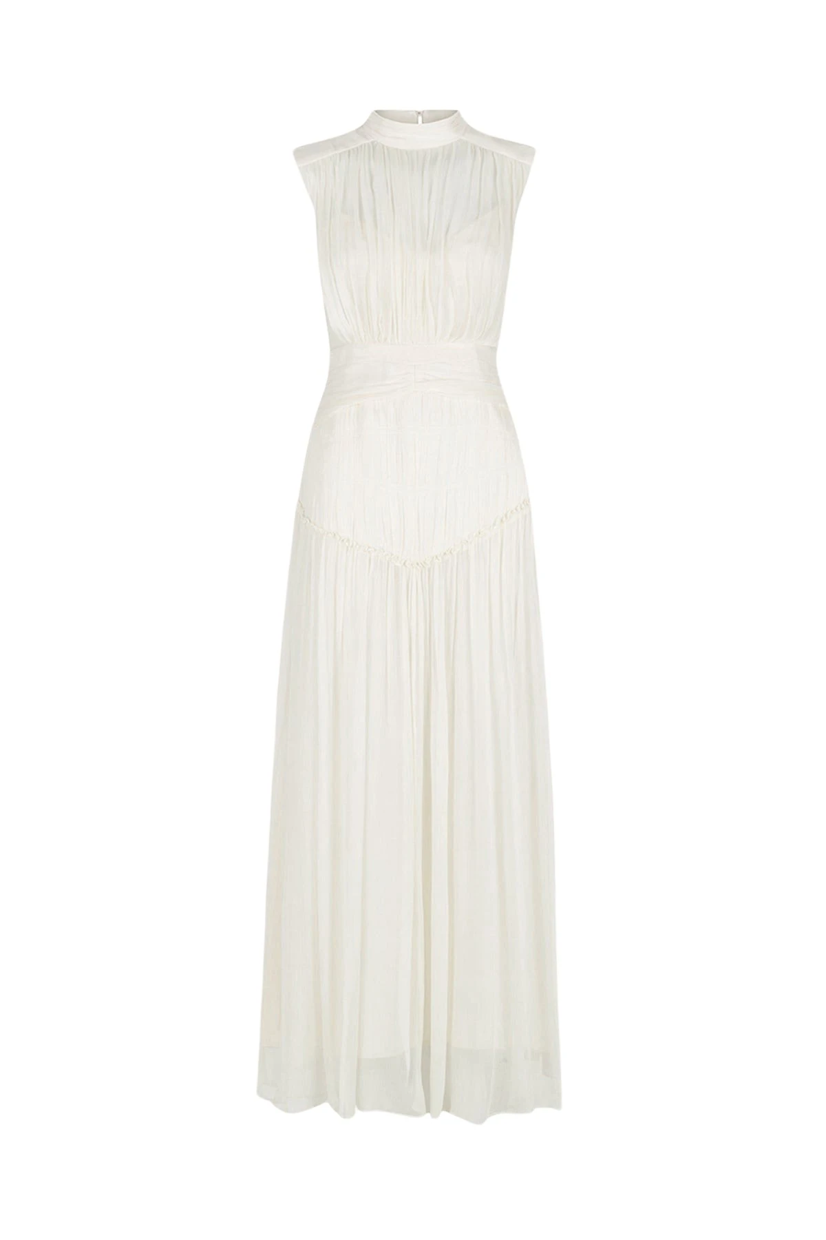 Shona-Joy-Clemence-High-Neck-Maxi-Dress-Ivory45108_nobg Clemence High Neck Maxi Dress - Ivory - Image 1