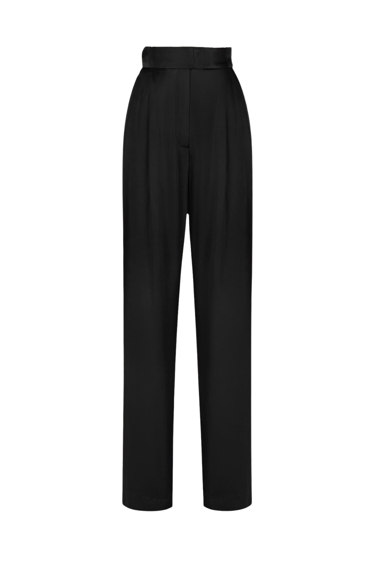 Shona Joy La Lune Mid Rise Straight Leg Pant – Black