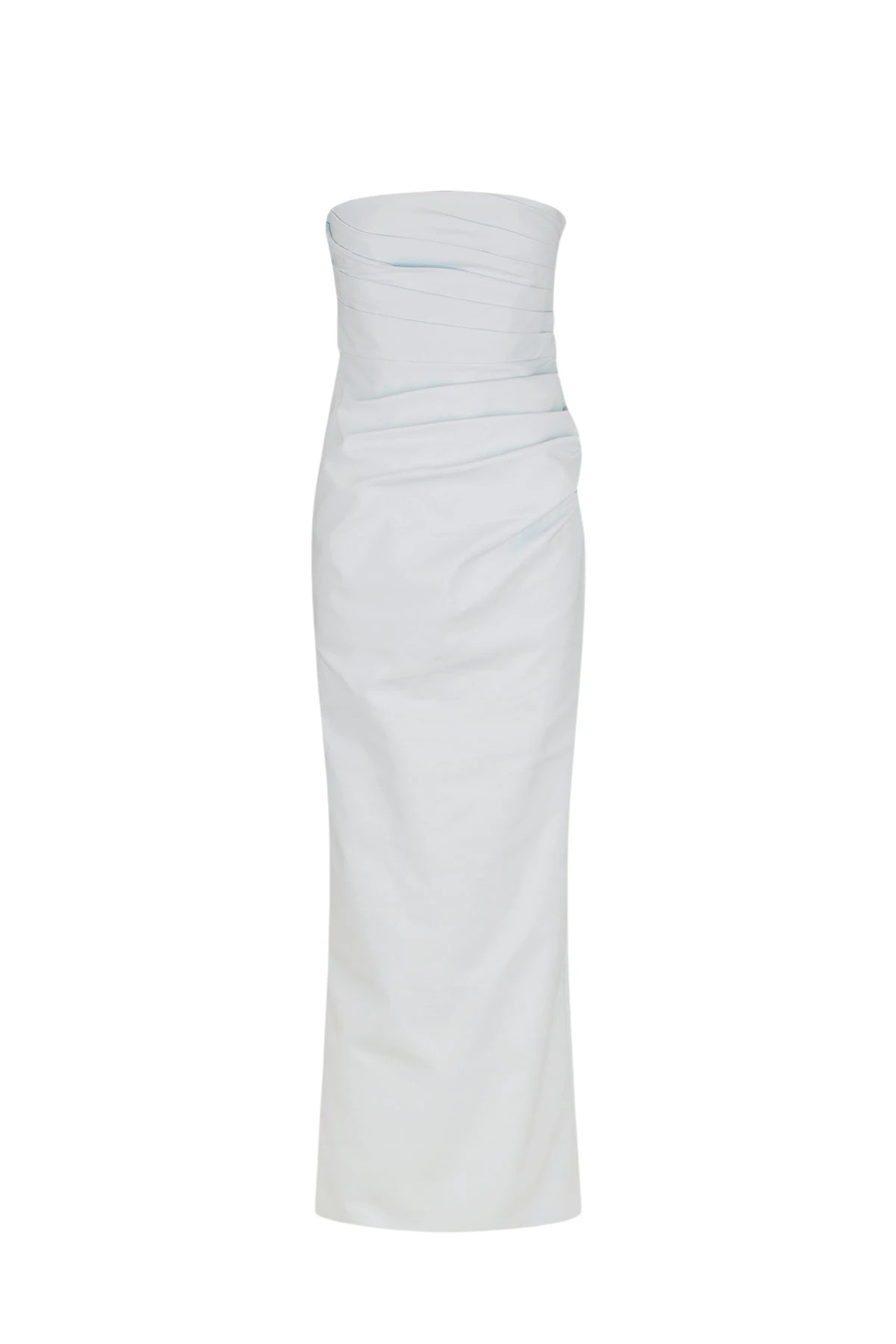 Shona-Joy-Lani-Strapless-Draped-Maxi-Dress-Sky-660108_nobg Lani Strapless Draped Maxi Dress - Sky - Image 1
