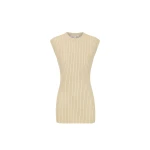 Livia Sleeveless Tunic Top - Champagne