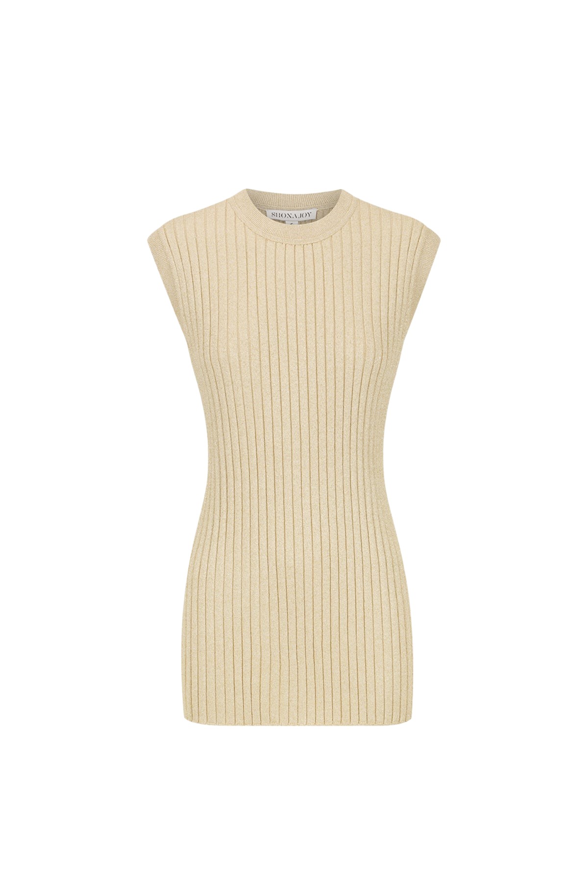 Shona Joy Livia Sleeveless Tunic Top – Champagne