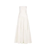 Maiori Strapless Tiered Maxi Dress - Ivory
