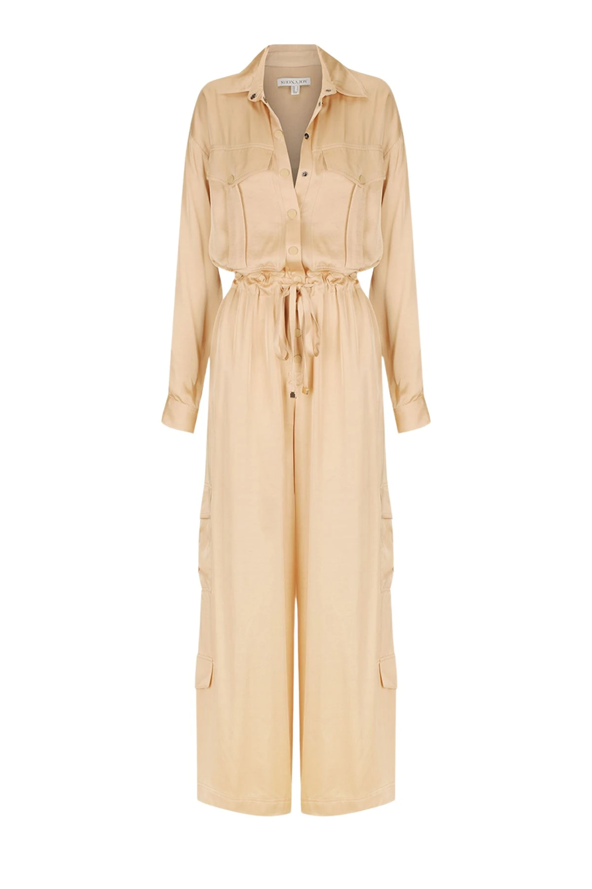 Shona-Joy-Shae-Drawstring-Utility-Jumpsuit-Oat83461_nobg Shae Drawstring Utility Jumpsuit - Oat - Image 1