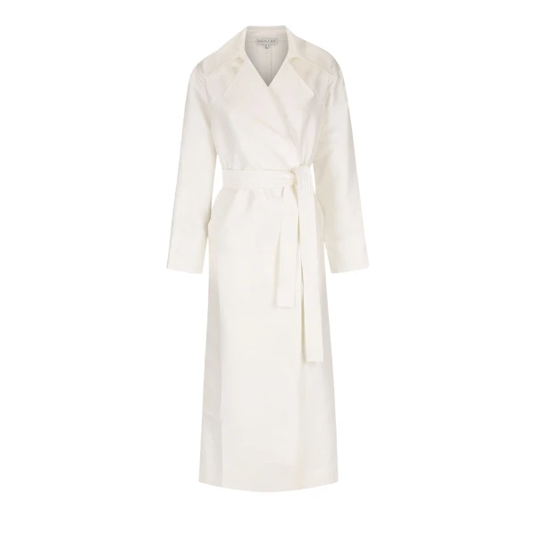 Thea Trench Coat - Ivory