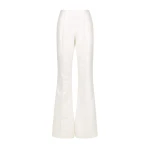 Thea pintuck flared pant - ivory