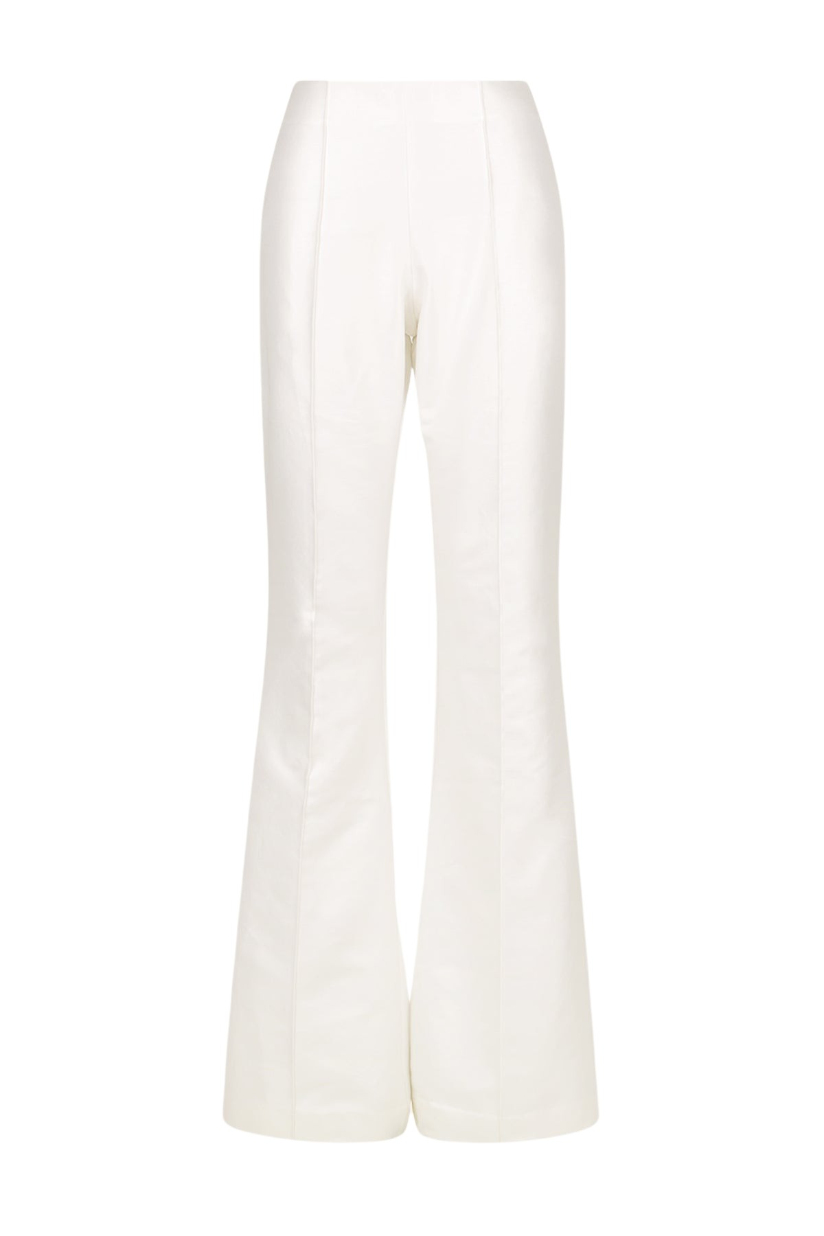 Shona Joy Thea pintuck flared pant – ivory