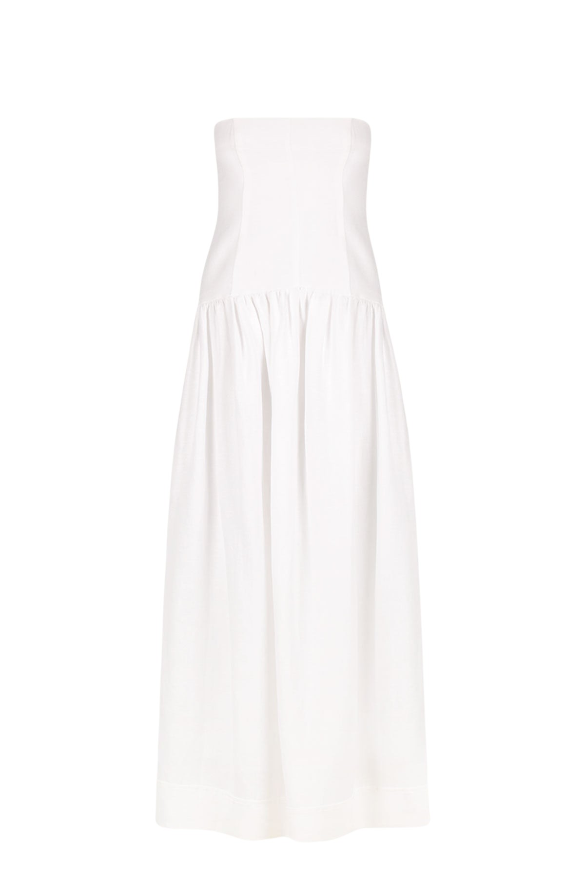 Shona Joy Xenia Strapless Tiered Maxi Dress