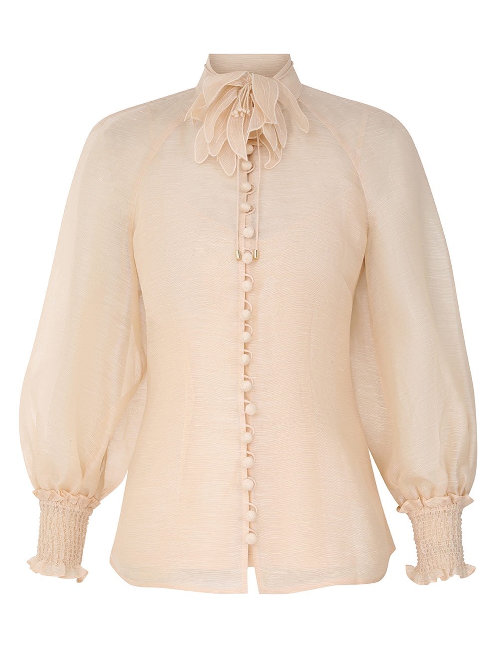 Zimmermann Illustration Buttoned Blouse