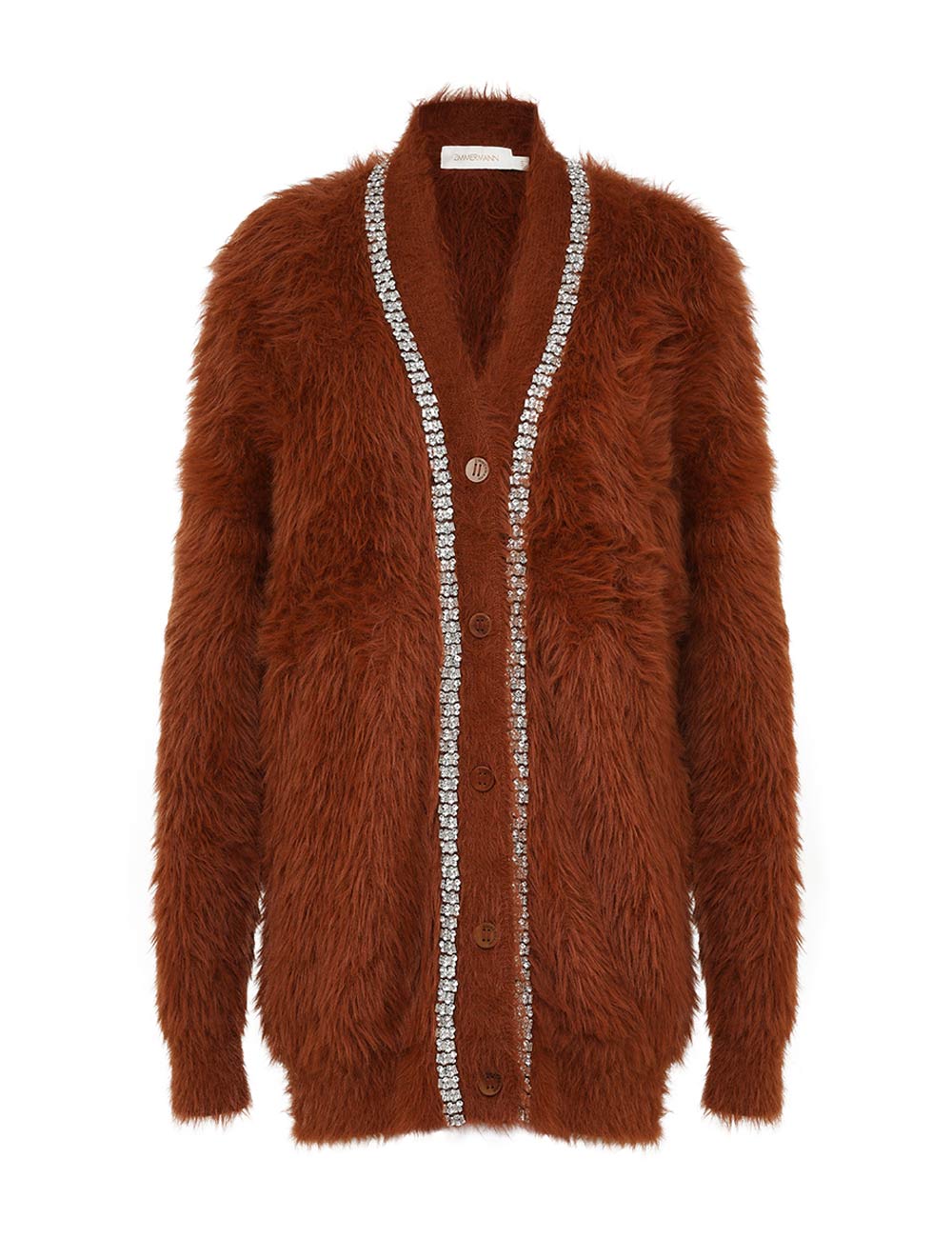 Zimmermann Illustration Fluffy Cardigan