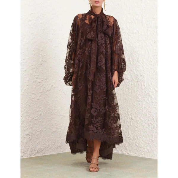 Illustration Lace Gown - Image 8