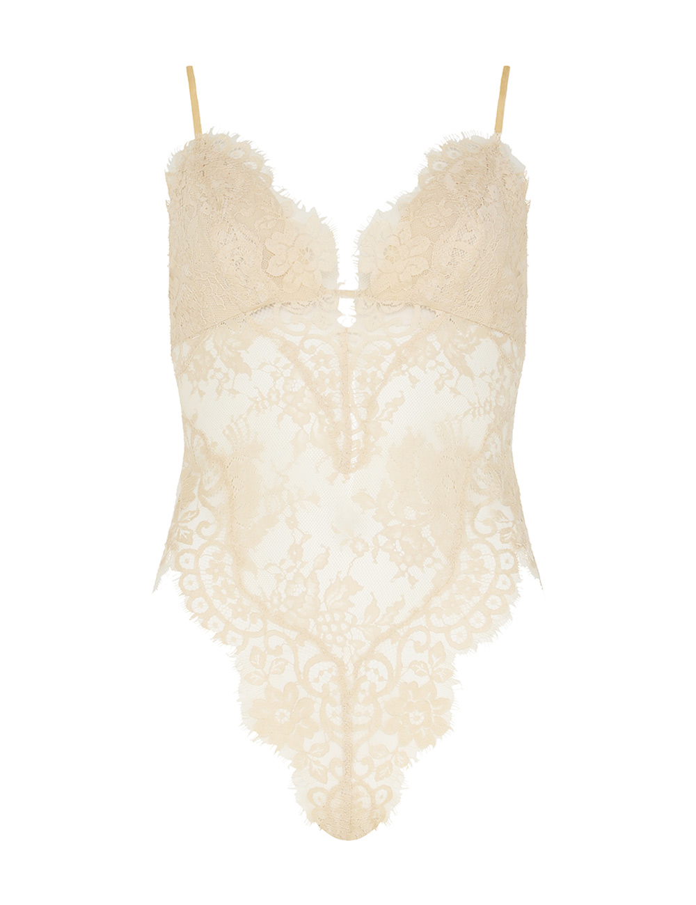 Zimmermann Illustration Lace Teddy Top