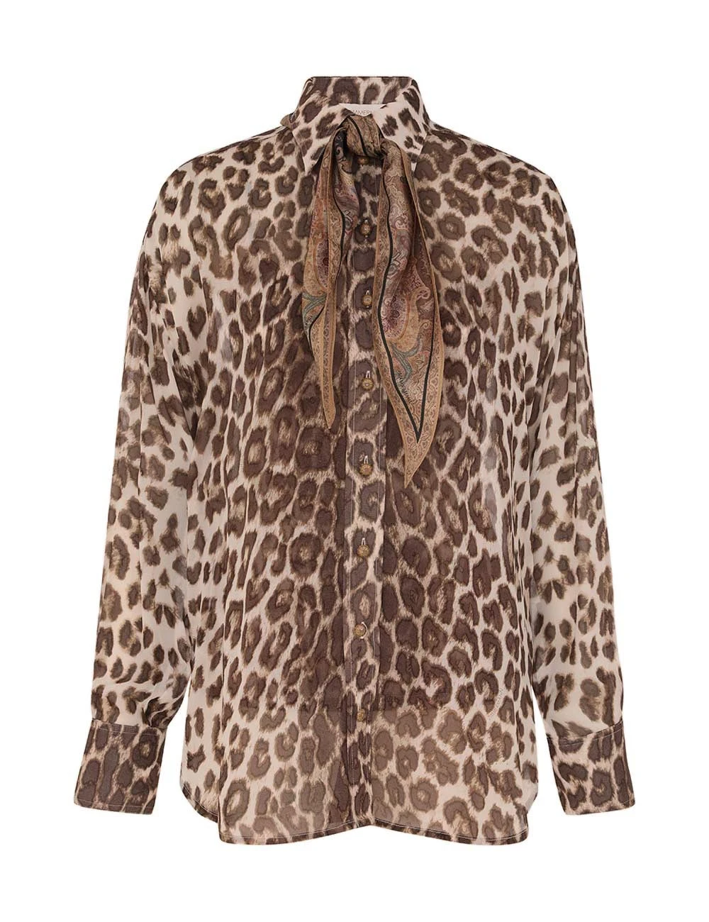 Zimmermann Illustration Leopard Shirt Zimmermann dress