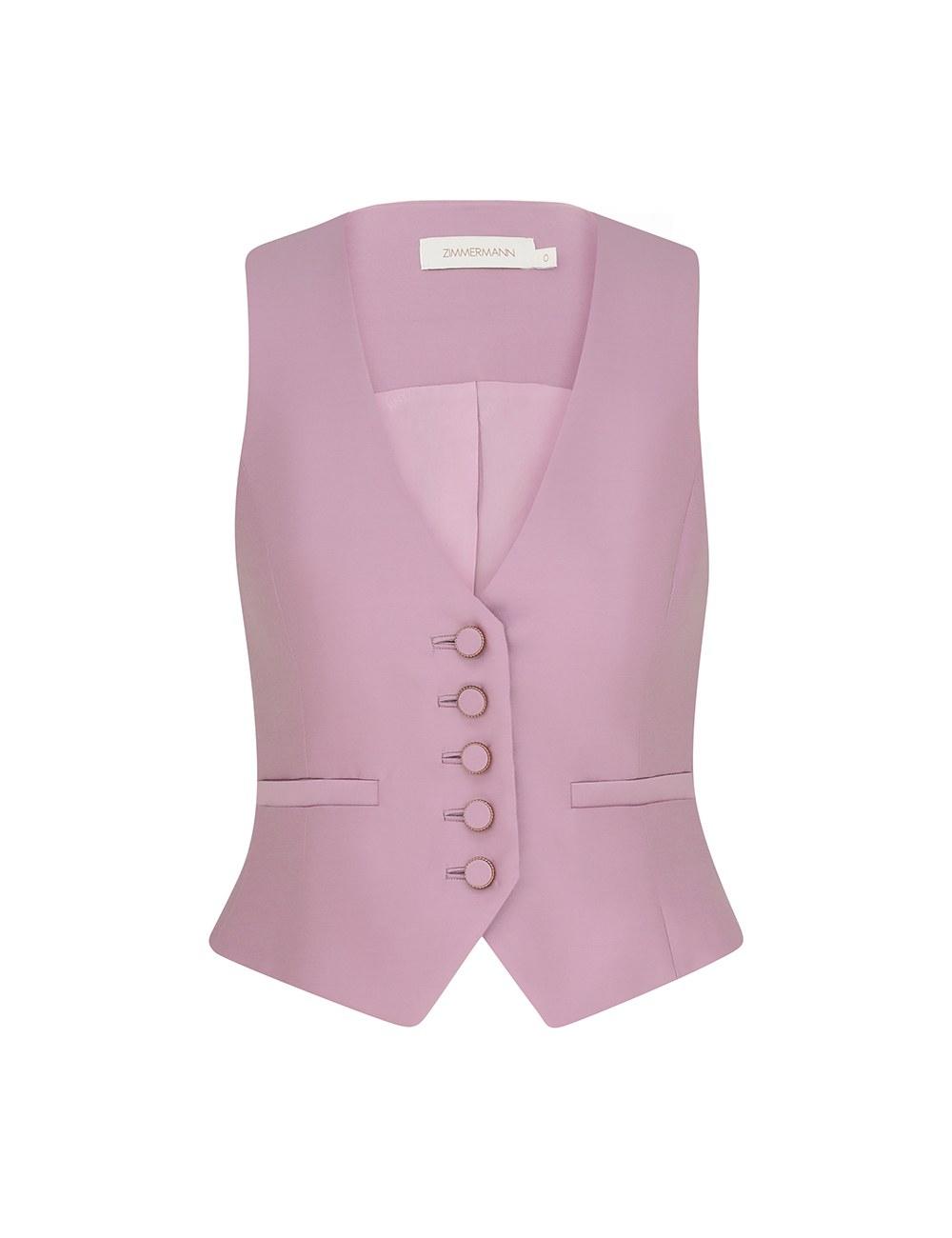 Zimmermann Illustration Tailored Vest