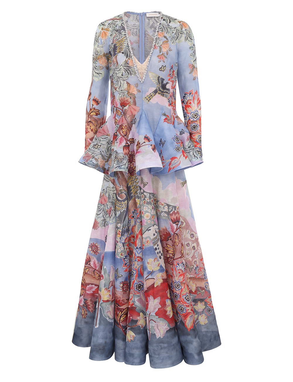 Zimmermann Illustration V Neck Gown