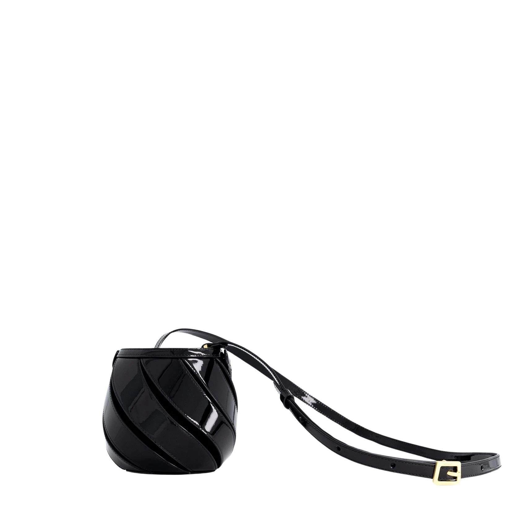 mlouye-Mini-Helix-Patent-Black-137854_nobg Mini Helix - Patent Black - Image 1