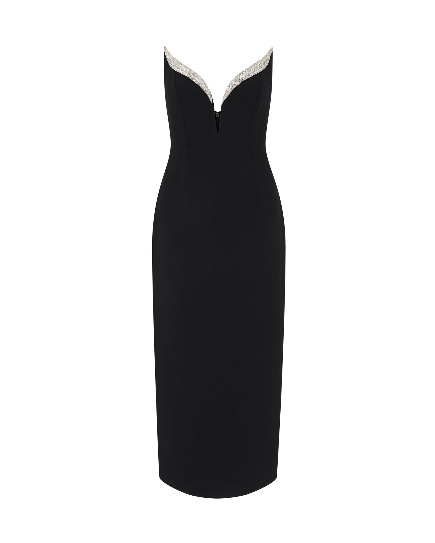 David Koma Crystal Wings Midi Dress