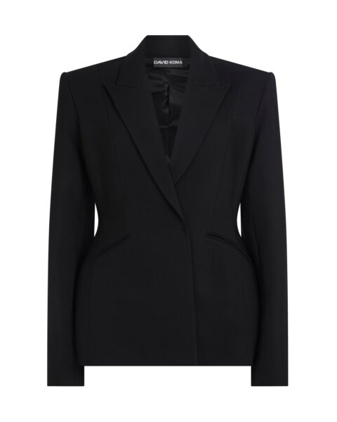 David Koma Hourglass Waist Tailored Jacket