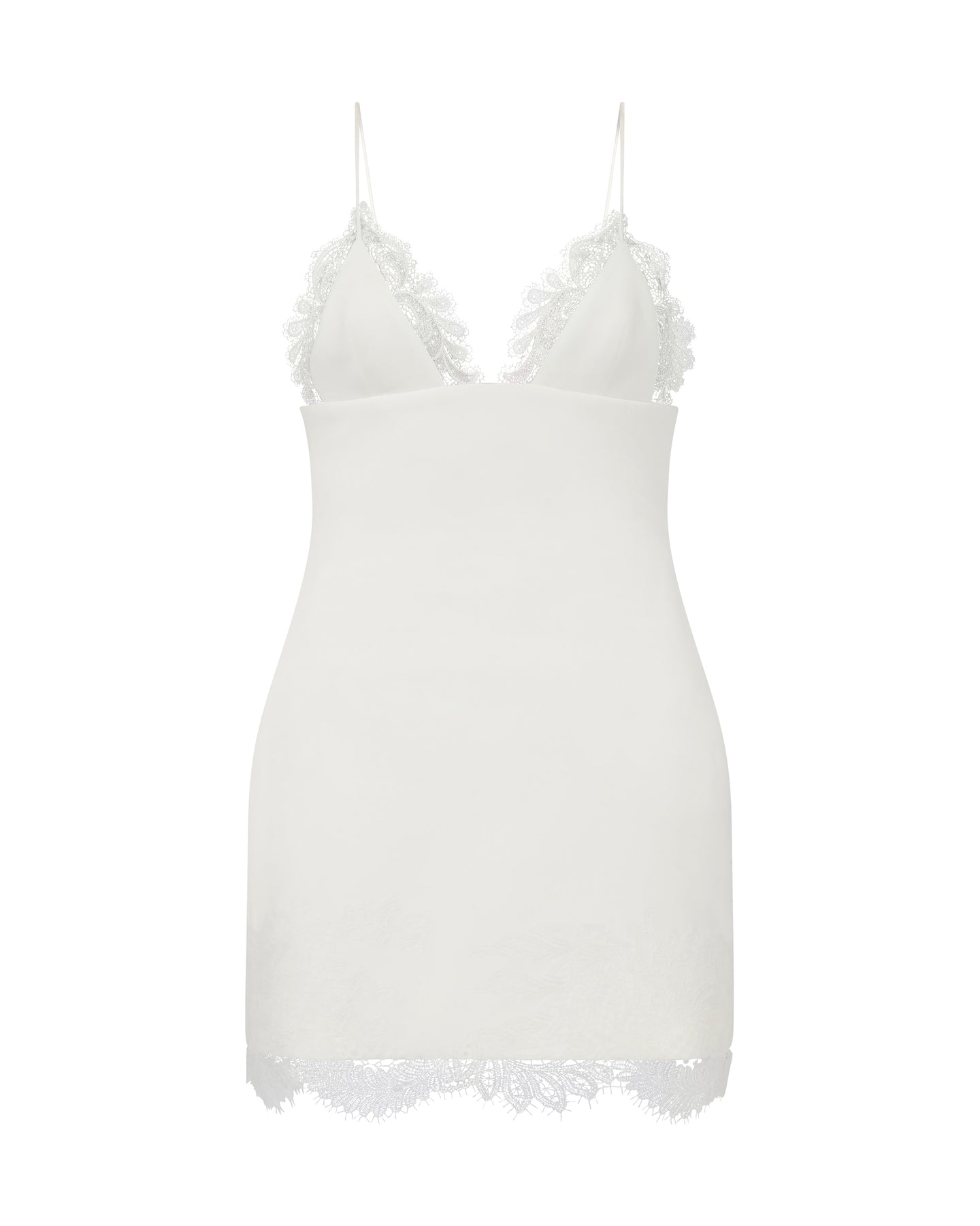David Koma Lace Trim Cami Mini Dress