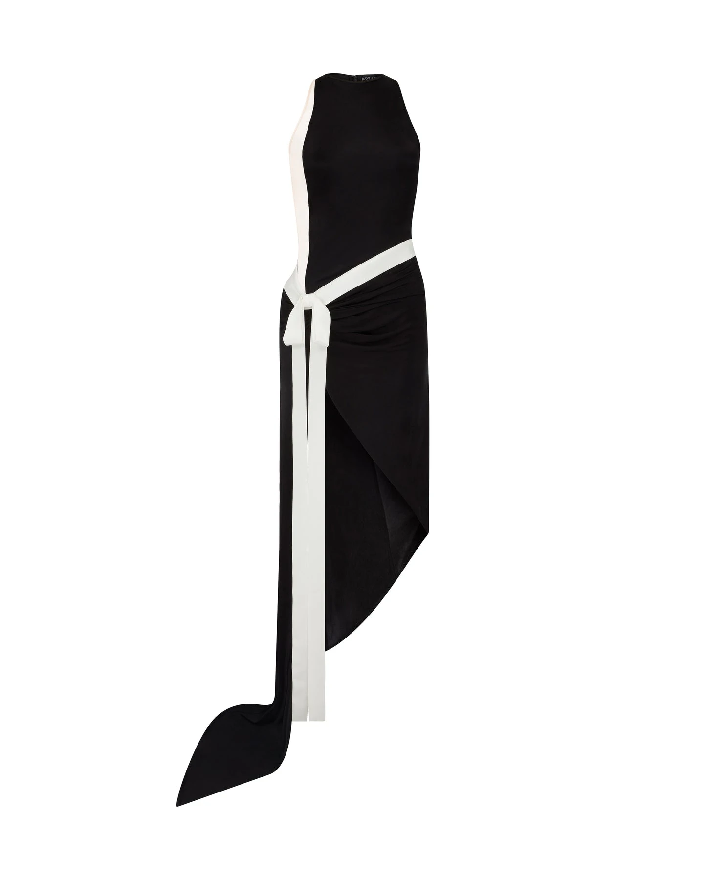 David Koma Satin Bow Gown David Koma Satin Bow Gown