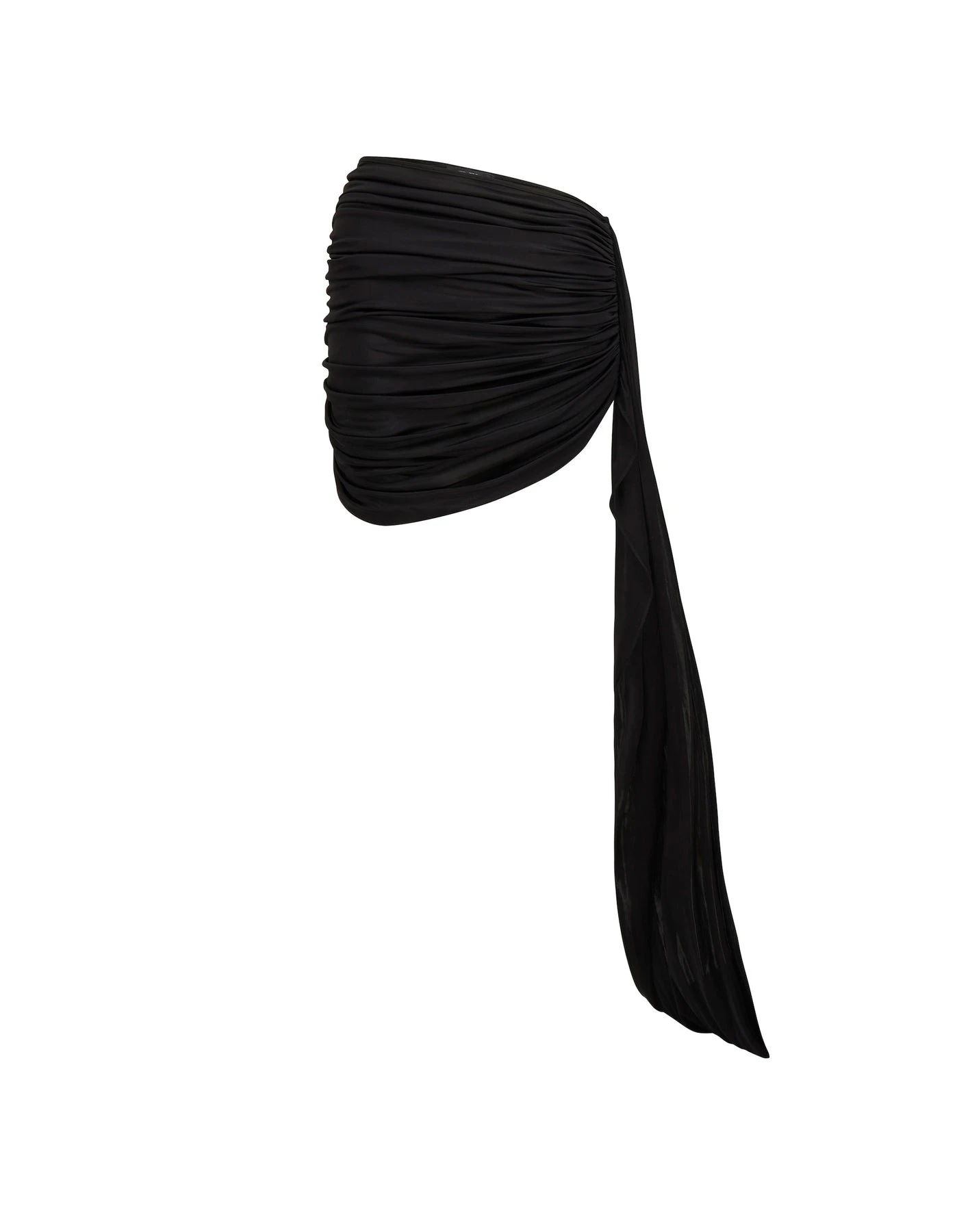David Koma Side Ruching Jersey Mini Skirt David Koma Side Ruching Jersey Mini Skirt