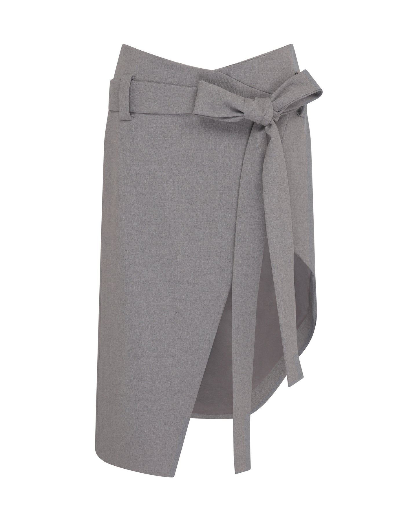David Koma Wrapped Effect Open Leg Skirt