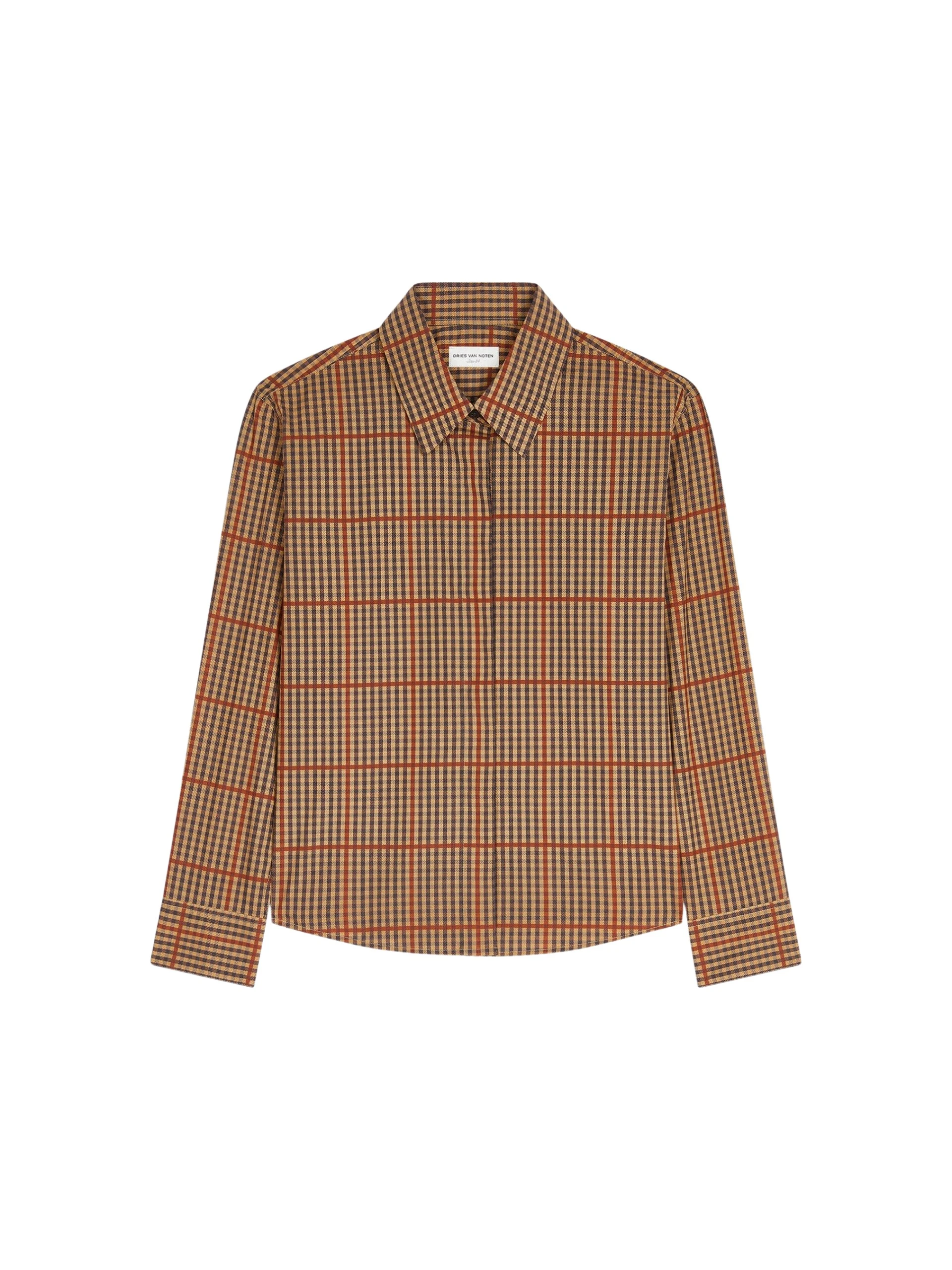 Dries-Van-Noten-Checked-shirt-4-scaled45970_nobg Checked shirt - Image 1