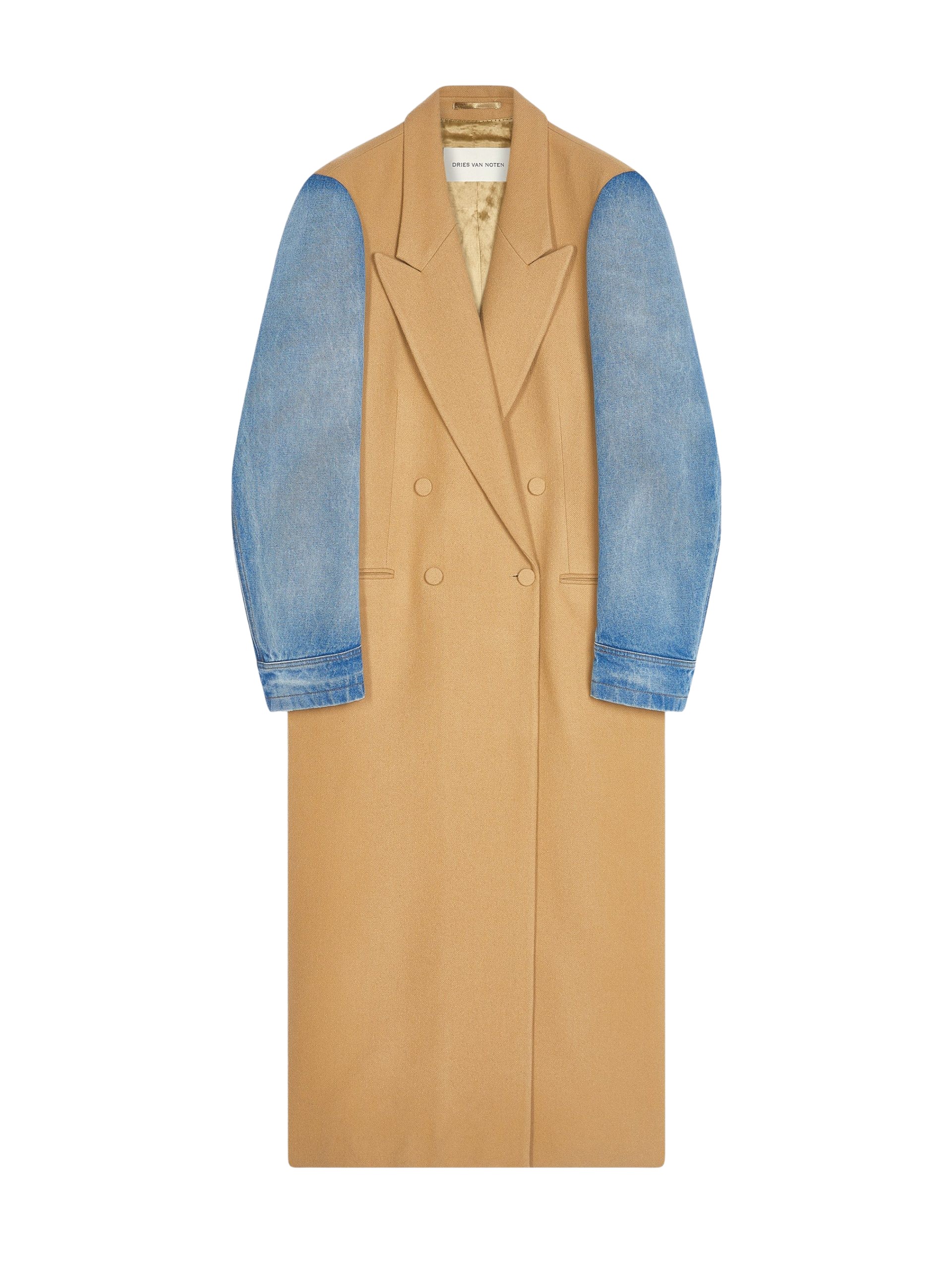 Dries Van Noten Denim sleeved coat