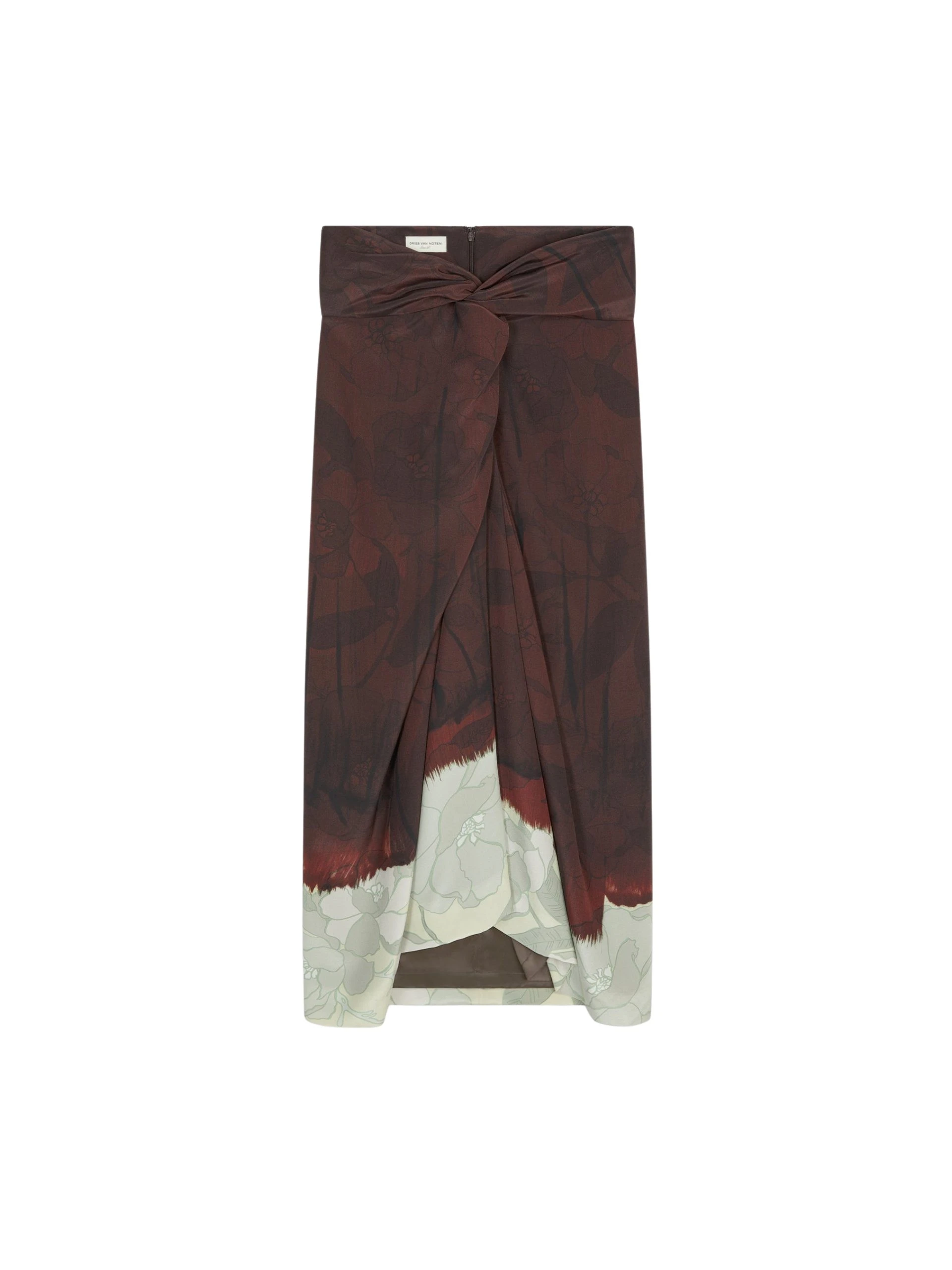 Dries-Van-Noten-Draped-silk-skirt-scaled50434_nobg Draped silk skirt - Image 1