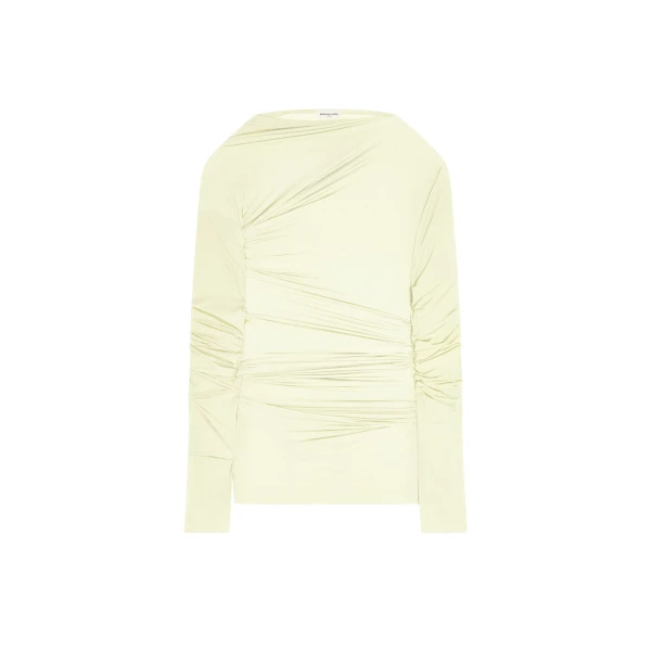 Fitted draped T-shirt