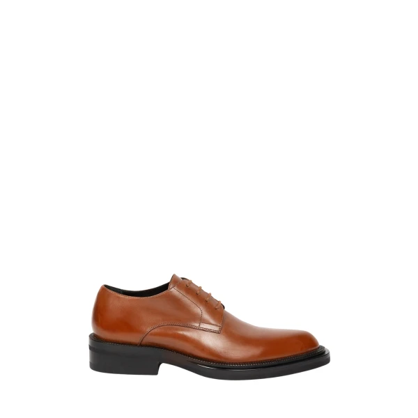 Leather derby shoes