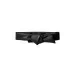 Leather knot belt