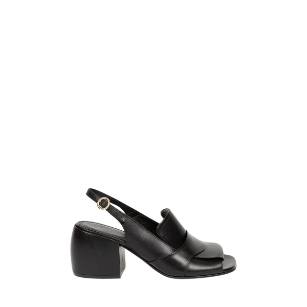 Leather mules