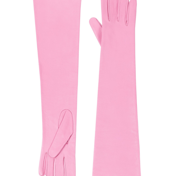 Dries Van Noten Long leather gloves