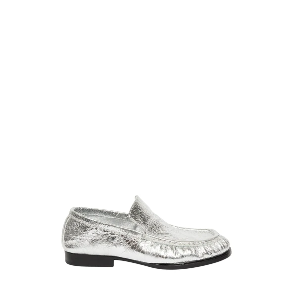 Metallic loafers