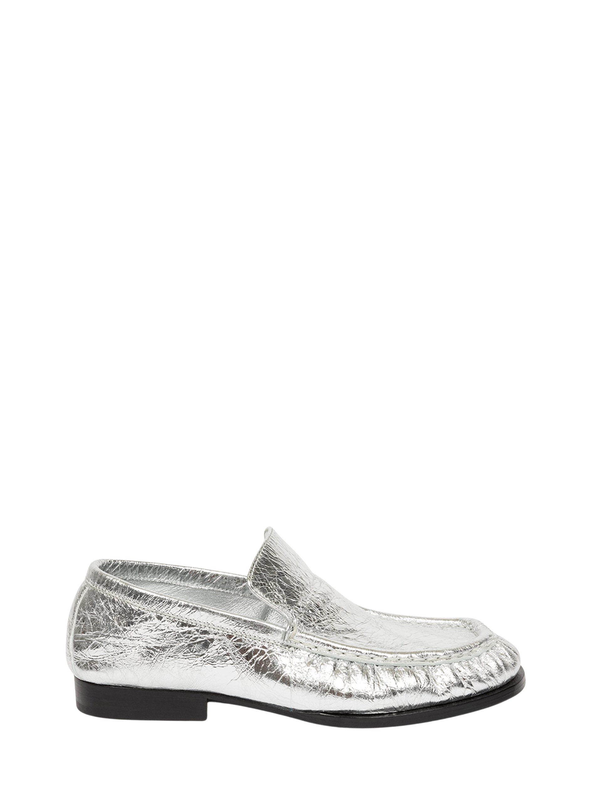 Dries Van Noten Metallic loafers
