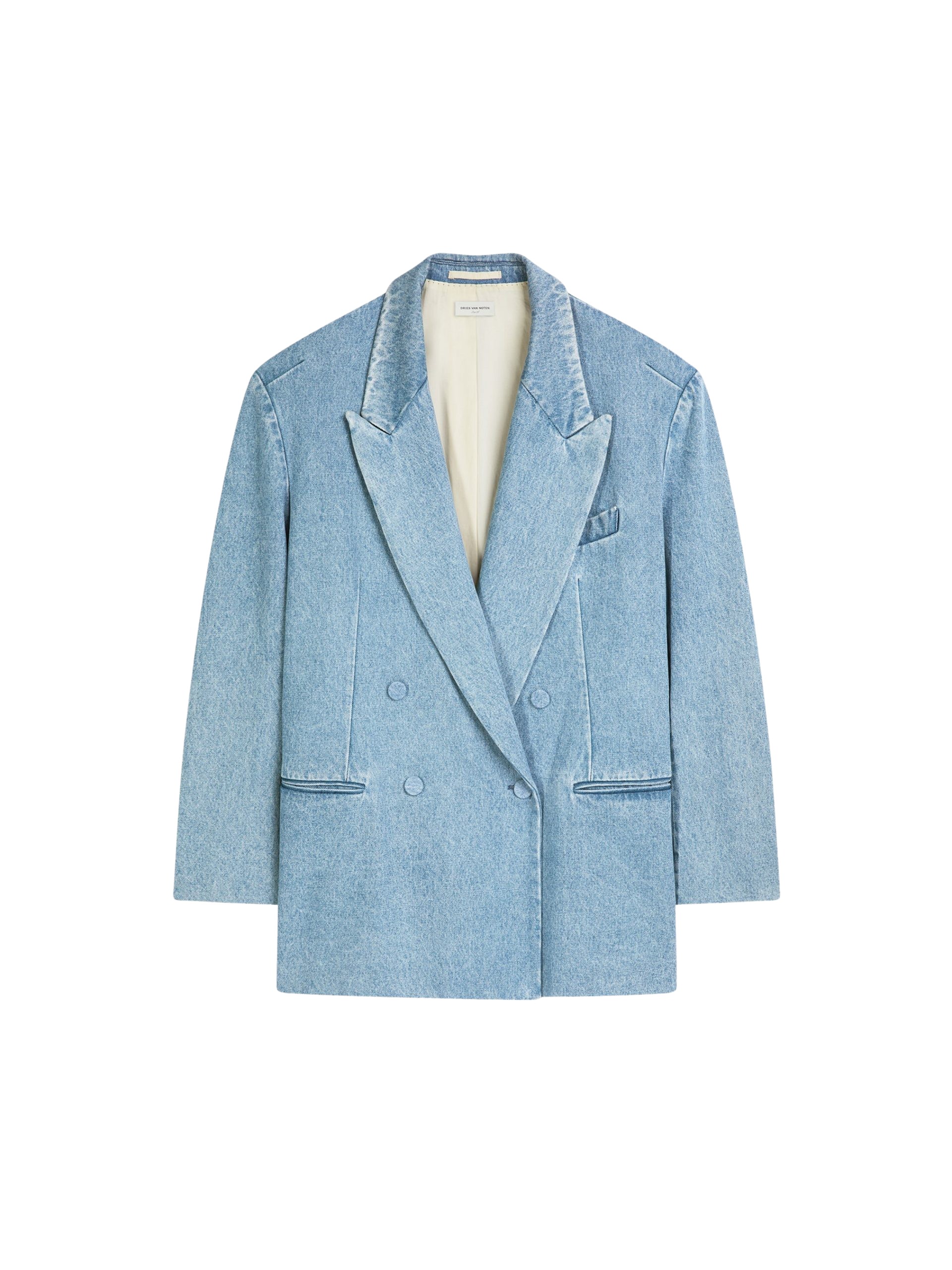 Dries Van Noten Oversized denim blazer