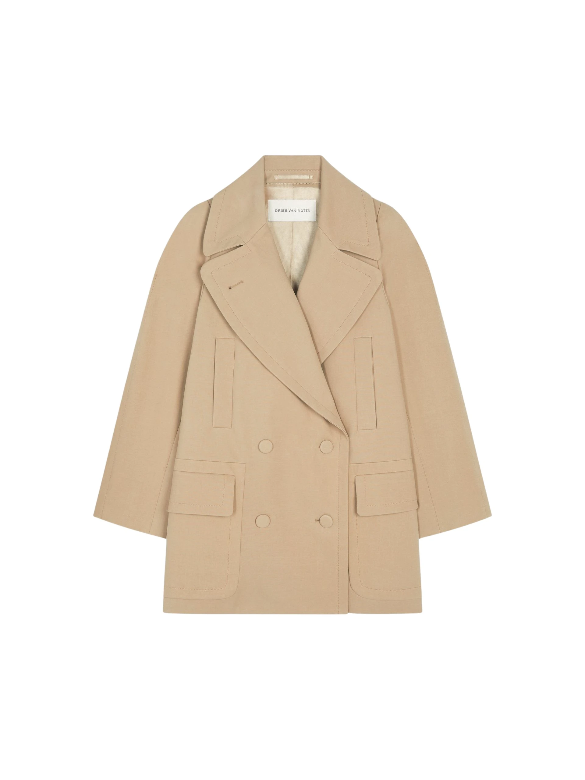 Dries-Van-Noten-Short-overcoat-scaled64106_nobg Short overcoat - Image 1
