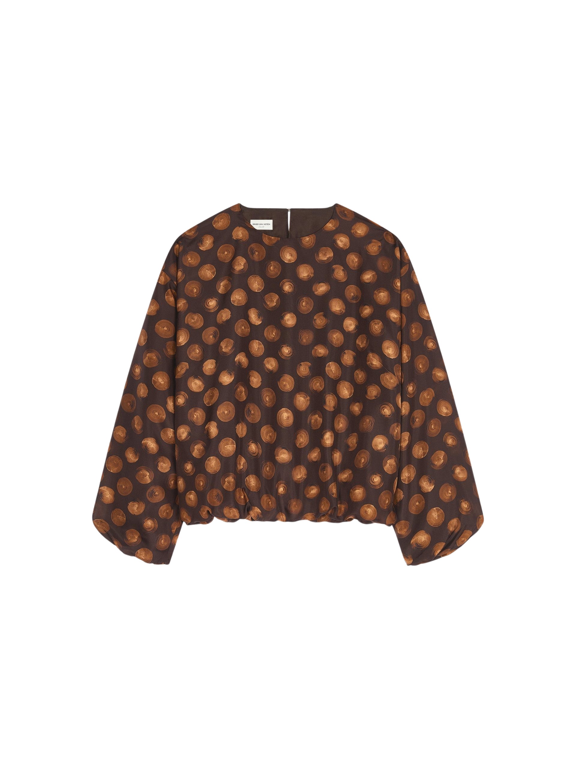 Dries Van Noten Silk cocoon top