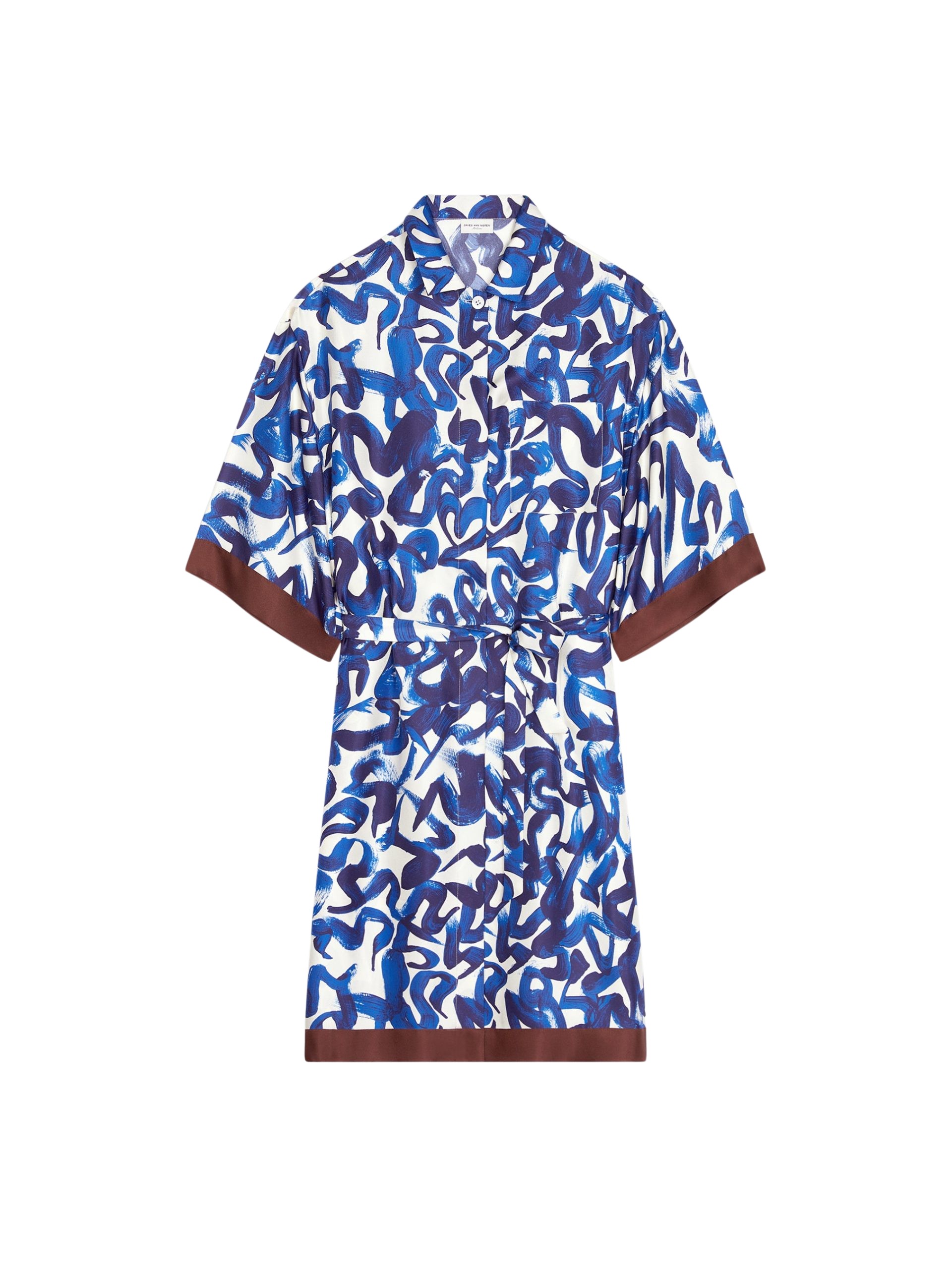 Dries Van Noten Silk shirt dress