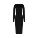 Kaia Long Sleeved Dress - Black