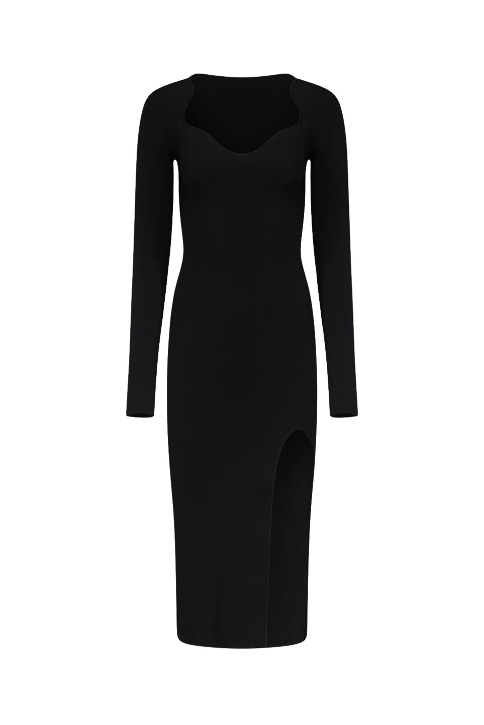 Galvan London Kaia Long Sleeved Dress – Black