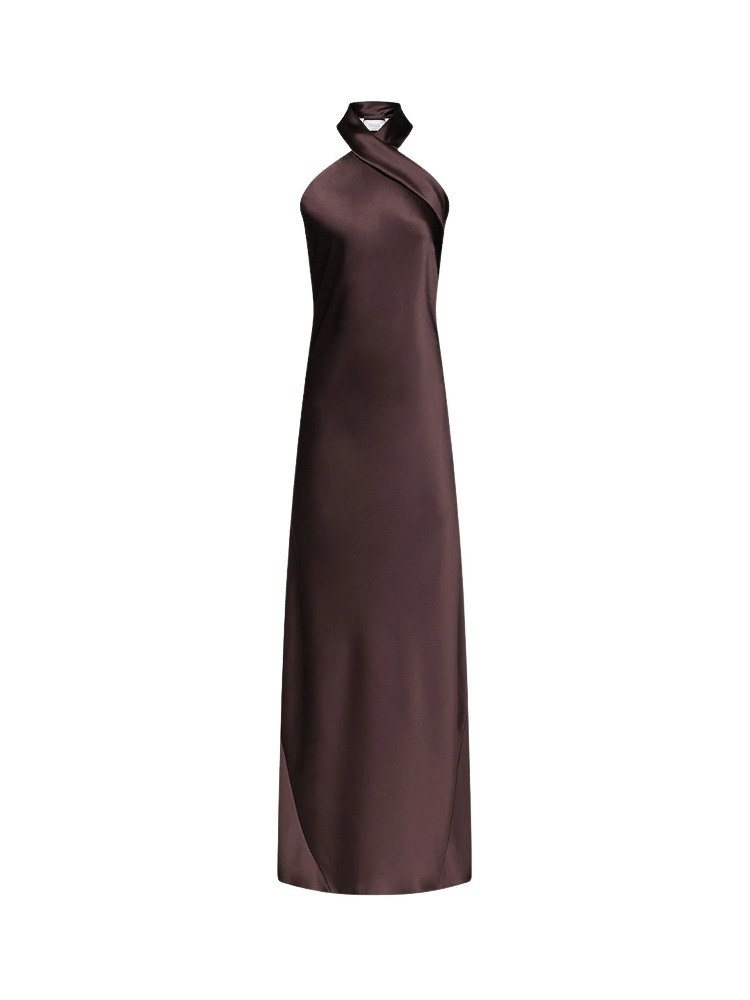 Galvan-London-Pandora-Gown-Chocolate75072_nobg Pandora Gown - Chocolate - Image 1