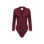 Sasha V-Neck Body - Oxblood