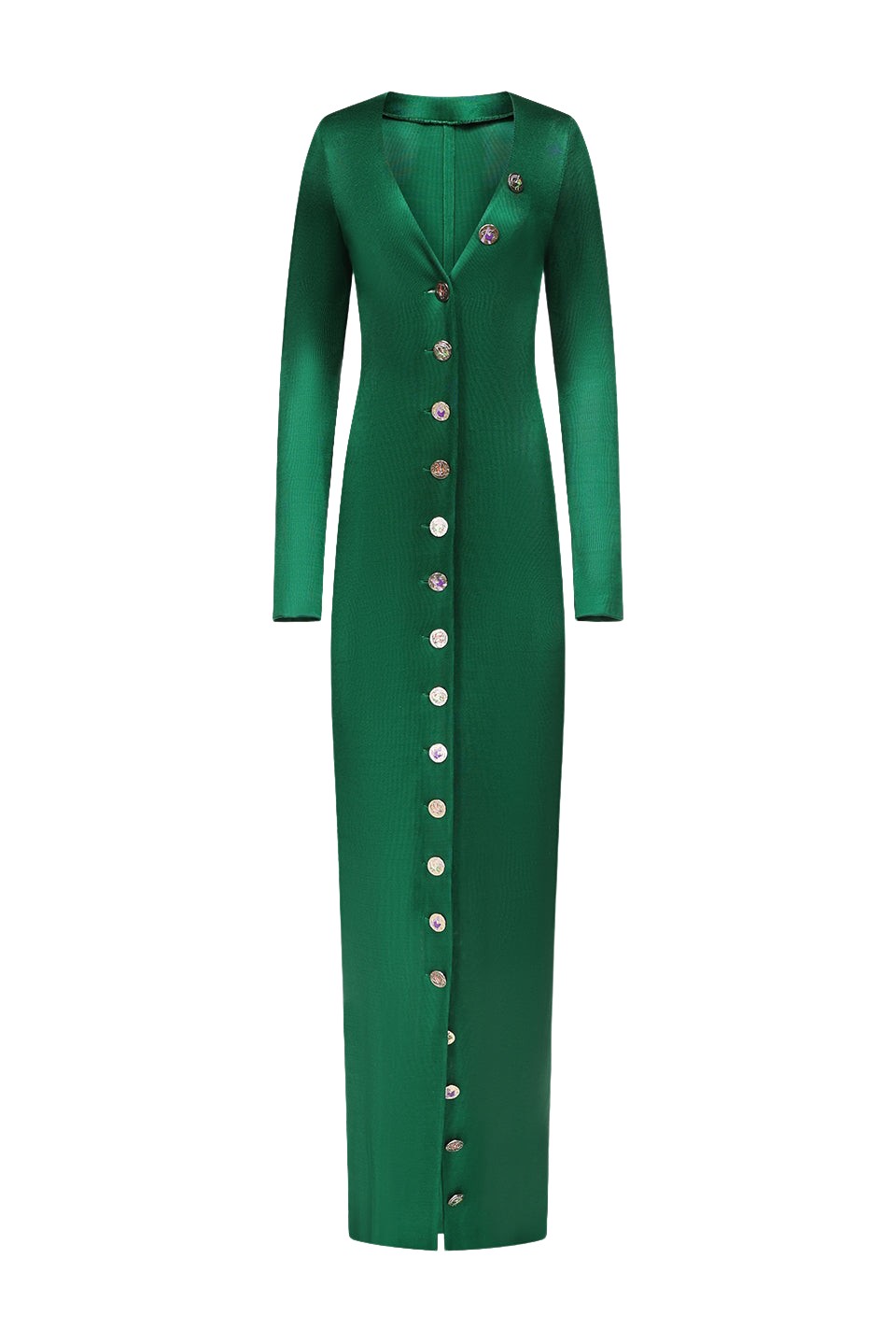 Galvan London Turlington Dress – Emerald