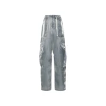 Metallic Organza Utility Pocket Pant