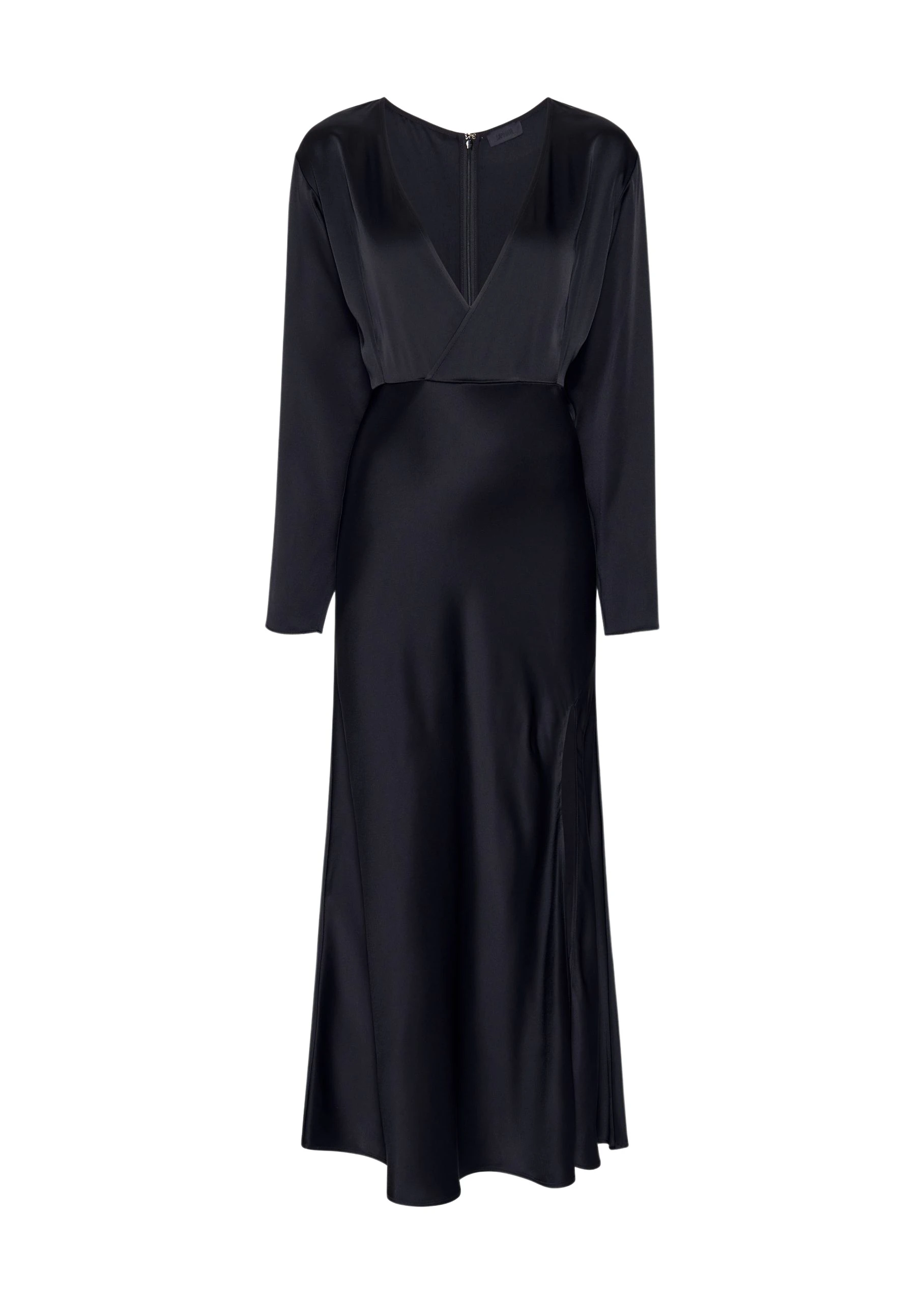 Lapointe-Satin-V-Neck-Dress-4-scaled35422_nobg Satin V Neck Dress - Image 1