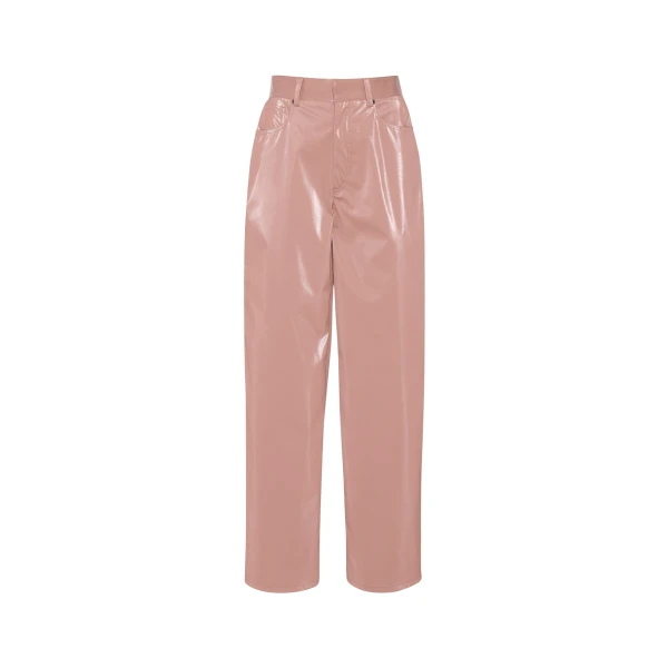Vinyl Straight Leg Pant
