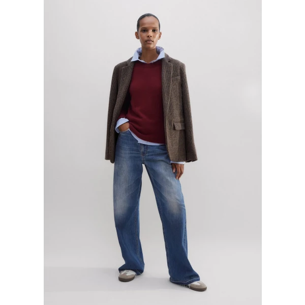 Cashmere Pouf Sleeve Sweater - Image 5