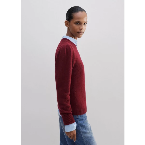 Cashmere Pouf Sleeve Sweater - Image 6