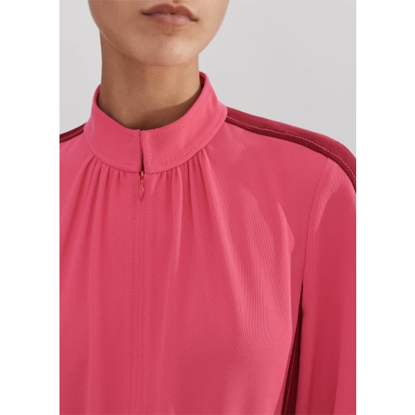 Color Block Drawstring Maxi Dress - Image 6